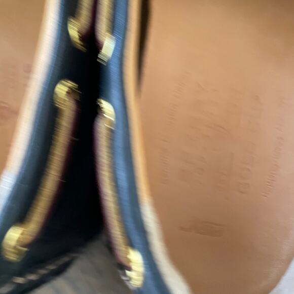 Sperry Gold Cup Men’s 10.5M Leather Loafers Black Brown Driver Moccasins - Picture 10 of 12